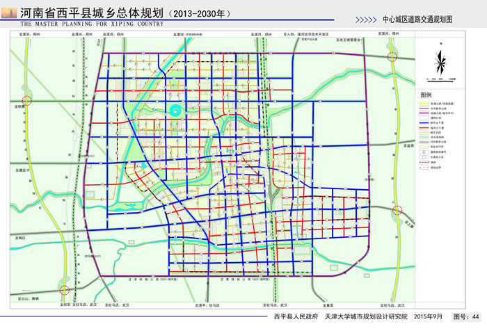 中心城区道路交通规划图