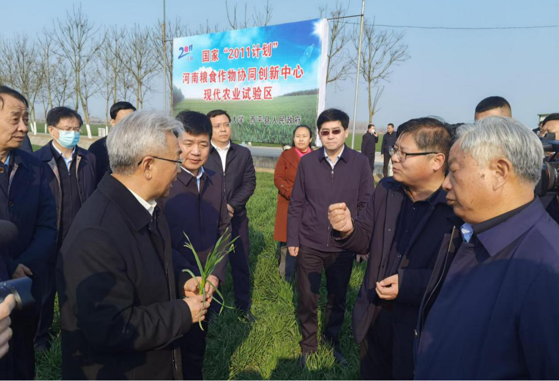 农业农村部副部长张桃林莅临西平县调研指导春耕生产